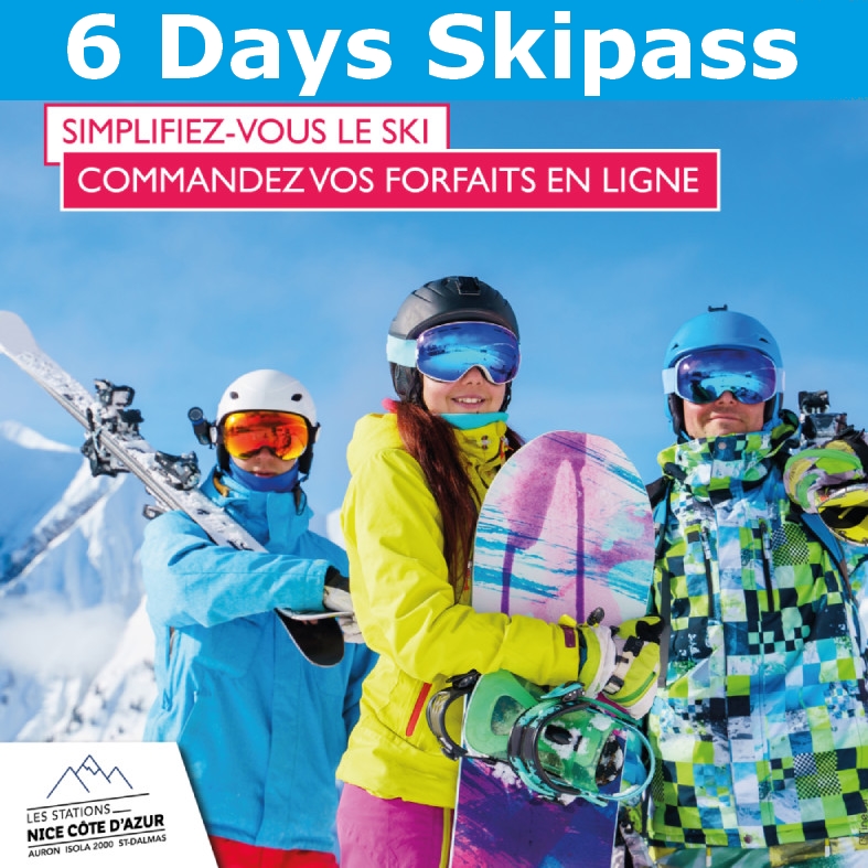 6 DAYS SKIPASS